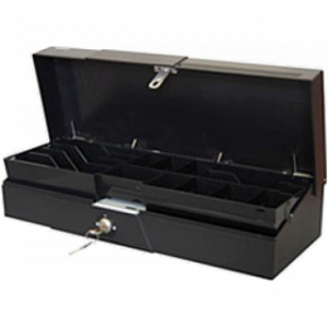 Денежный ящик Flip-top Posiflex CR-2020B черный, крышка из высокопрочного пластика