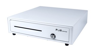 Денежный ящик PОScenter 16EM 410x415x100 механический, PUSH, белый Денежный ящик PОScenter 16EM 410x415x100 механический, PUSH, белый